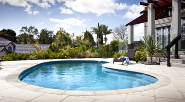 view of a pool area which features a estate, home, house, leisure, property, real estate, resort, swimming pool, vacation, villa, white