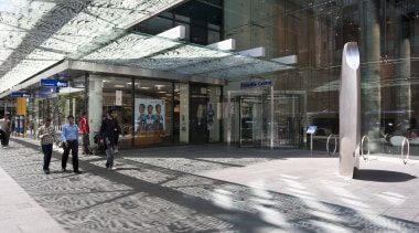 View of the Deloitte Centre at 80 Queen architecture, building, metropolitan area, shopping mall, white, gray
