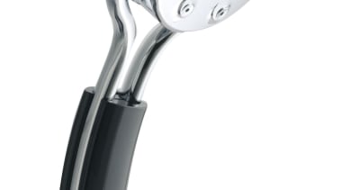 View of the Flipside showerhead by Kohler - hardware, plumbing fixture, product, product design, white