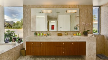 View of the bathroomcarrillo horizon 0910-98 v1 - bathroom, cabinetry, countertop, home, interior design, kitchen, real estate, room, gray, brown