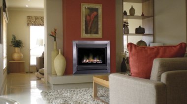 Captiva Fireplace - Captiva Fireplace - fireplace | fireplace, floor, furniture, hearth, home, interior design, living room, room, wall, wood burning stove, brown