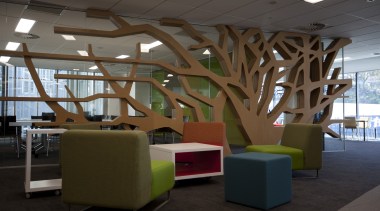 Unique office sculpture - Unique office sculpture - architecture, furniture, institution, interior design, product design, black, brown