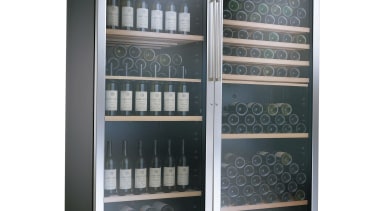 Close-up of the Hi-tech storage by Transtherm Prestige home appliance, product, refrigerator, white