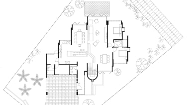 View of architectural floor plans - View of architecture, area, design, diagram, drawing, floor plan, font, line, plan, product design, property, white