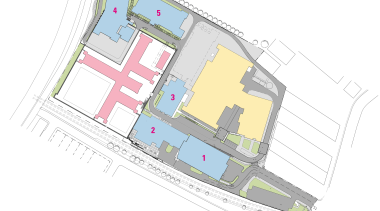 Floorplan of the Mt Eden Corrections Facility. - area, line, plan, product design, property, real estate, structure, white