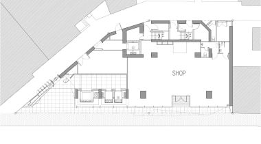 25 level retail outlet on Hong-Kong island. Theme architecture, area, black and white, building, design, diagram, drawing, elevation, facade, floor plan, home, house, line, plan, product design, property, real estate, structure, white