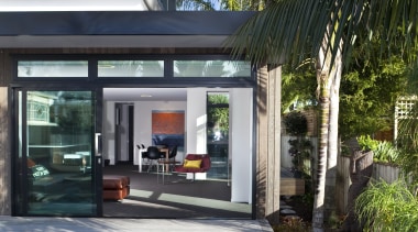 This new house was designed by Richard Furze architecture, home, house, property, real estate, black