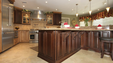 Kitchen by A New Kitchen - Kitchen by cabinetry, countertop, cuisine classique, floor, flooring, hardwood, interior design, kitchen, room, wood flooring, brown, orange