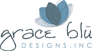 Grace Blu Designs Logo - Grace Blu Designs brand, font, graphics, logo, product, product design, text, white