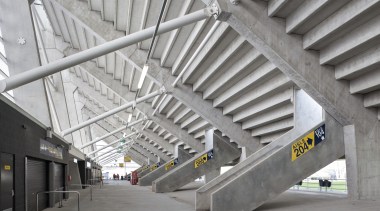 Sinclair Knight Merz (SKM) designed the roof for architecture, daylighting, steel, structure, gray