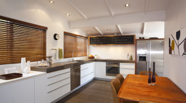 Yellow Fox were the designers for this renovation. cabinetry, countertop, cuisine classique, interior design, kitchen, real estate, room, gray, brown