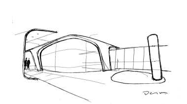 Here is the Maybank Tower in Singapore which angle, area, artwork, automotive design, black and white, cartoon, design, drawing, font, furniture, line, line art, product, product design, sketch, structure, wing, white