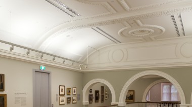 Holyoake Industries designed, manufactured and supplied the air architecture, ceiling, daylighting, interior design, wall, gray, brown