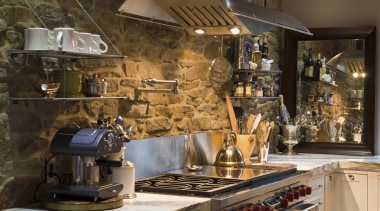 Seen here is a kitchen designed by Jill countertop, interior design, kitchen, brown