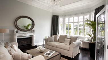 Glory days  villa restored to former splendour.Villa ceiling, estate, home, interior design, living room, property, real estate, room, window, gray