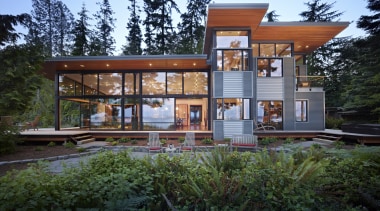 Presenting a ringside seat to a scenic canal, architecture, cottage, estate, facade, home, house, landscape, property, real estate, siding, black