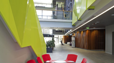 Jasmax remodels University of Auckland Grafton campus architecture, ceiling, daylighting, floor, furniture, house, interior design, loft, office, product design, table, gray