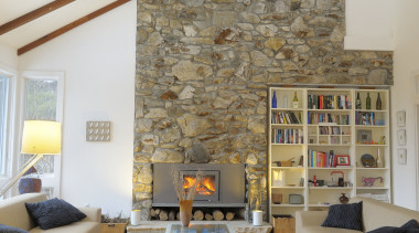 Big fans by Big Ass Fans are designed ceiling, furniture, home, interior design, living room, real estate, room, table, wall, brown, gray