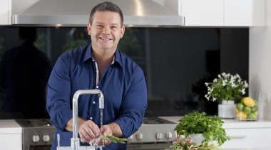 Brita 3 way tap for filtered water - cook, cooking, cuisine, professional, service, black, white