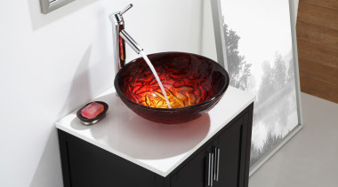 Glass vessel sinks, modern faucets - Glass vessel cookware and bakeware, plumbing fixture, product design, sink, tap, white