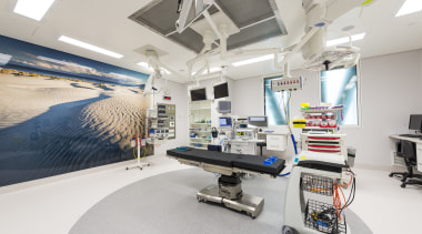 New Zealand's first 4-Star Green Star surgical hospital, interior design, office, product design, service, white