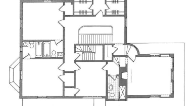 A floor plan of this new master suite angle, architecture, area, artwork, black and white, design, diagram, drawing, floor plan, font, line, line art, plan, product, product design, square, structure, technical drawing, text, white