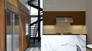 Traditional meets modern  contemporary cabinets and materials architecture, floor, flooring, house, interior design, wall, wood flooring, gray