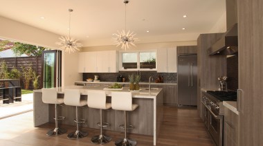 Natural affection  this kitchen by designer Christopher cabinetry, ceiling, countertop, cuisine classique, floor, flooring, hardwood, interior design, interior designer, kitchen, real estate, room, wood flooring, orange, brown