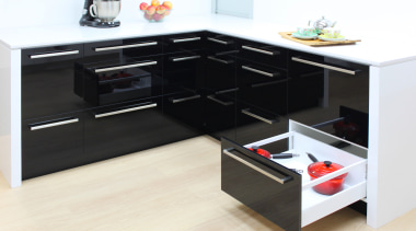 Acrygloss doors with hard acrylic layer for a angle, coffee table, desk, drawer, floor, furniture, kitchen, product, product design, table, white, black