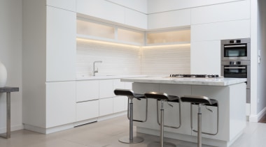 A circle of glass in the floor is architecture, ceiling, countertop, daylighting, floor, interior design, kitchen, product design, table, gray