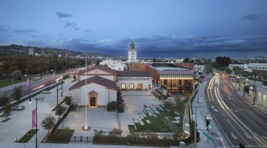 Before Beverly Hills ever became famous for its building, car, city, metropolitan area, sky, urban area, teal, black