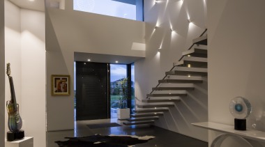 Grand entrance  architect Wayne Houston of Wayne architecture, ceiling, daylighting, floor, house, interior design, lobby, brown, black