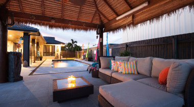 Narellan Pools creates domestic swimming pools in a estate, interior design, patio, property, real estate, red