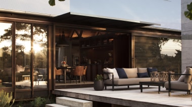 Point Wells Gables by Paterson Architecture Collective, Steven home, house, interior design, outdoor structure, patio, black