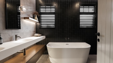 The owners liked the feel of industrial looking 