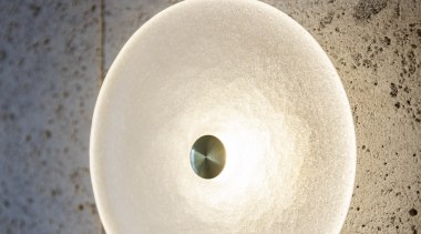 Coral hand-blown lamps by Soktas grace the powder 