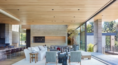 The design philosophy was to integrate the surrounding 