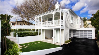 Grand affair – classic weatherboards, filigree detailing and architecture, building, cottage, elevation, estate, facade, home, house, luxury vehicle, property, real estate, residential area, siding, window, white