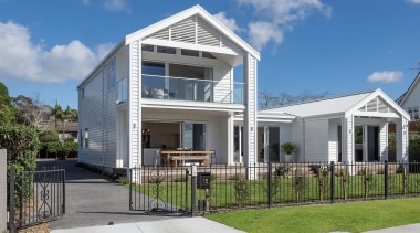 The front, sea-facing side of the home. - 