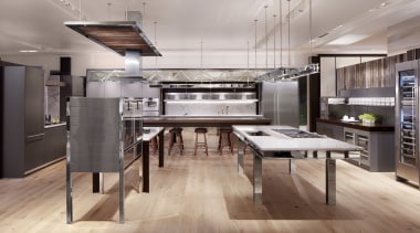 The Gaggenau display in this Abt appliance showroom, 