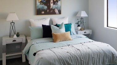 Two of this home's four bedrooms are finished 