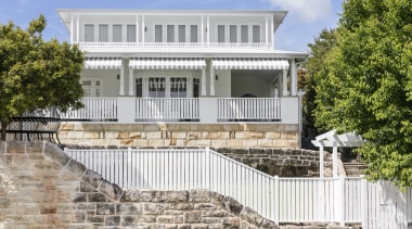 Reconstruction of the upper-storey has elevated the home's 