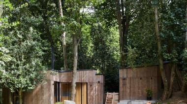 Nestled in a secluded garden, the garden house 