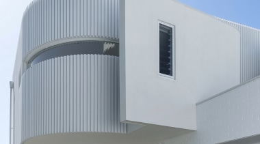 The sheltered, two-storey rear addition. - An intuitive 