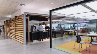 Demountable partitioning at Fisher &amp; Paykel, Auckland. Design 