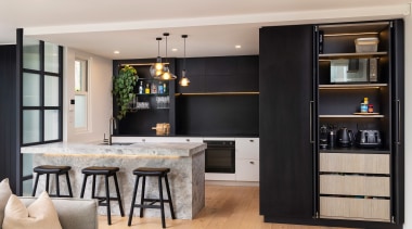 This new kitchen design is for a young 