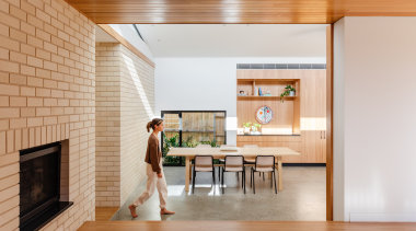 Looking from the new living room to the 