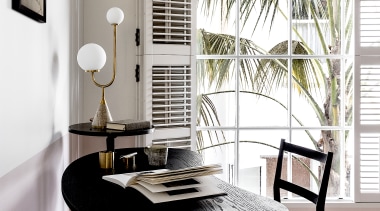 District views are carefully framed by paneled and white