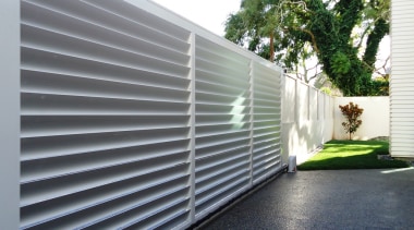 78580_louvretec-new-zealand-ltd_1556758015 - architecture | building | daylighting | architecture, building, daylighting, facade, fence, house, material property, metal, property, real estate, shade, siding, wall, window, gray