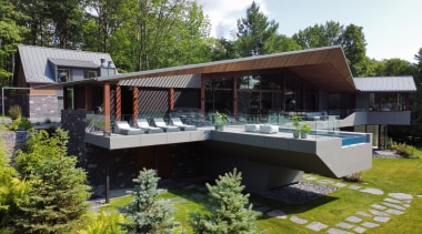 A true extension of the main level terrace, 